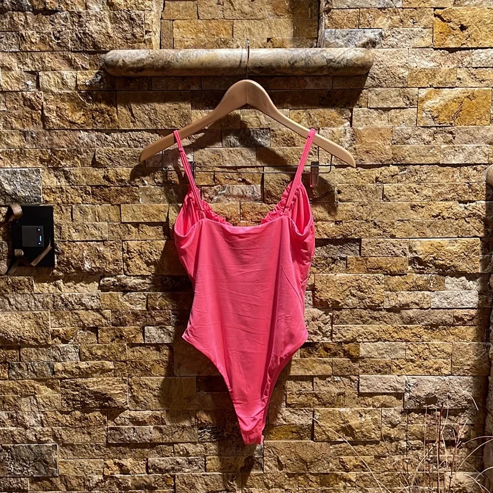 Pink Ruffle Bodysuit - Picture 2 of 2